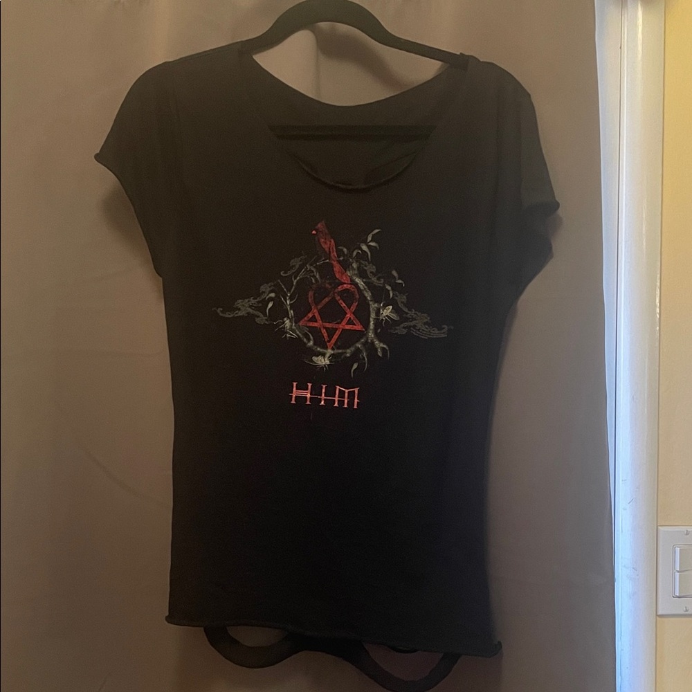 HIM Hot Topic ribcage tee